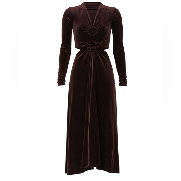 A.L.C. Maeve Cutout Velvet Dress, 8 - Picture 3 of 11
